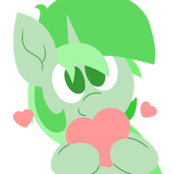 Size: 1200x1200 | Tagged: safe, artist:thebadbadger, oc, oc only, oc:cassi marinera, pony, unicorn, heart, simple background, solo, transparent background