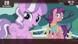 Size: 1280x720 | Tagged: safe, edit, edited screencap, screencap, apple bloom, button mash, diamond tiara, pipsqueak, scootaloo, silver spoon, snails, snips, spoiled rich, sweetie belle, earth pony, pegasus, pony, unicorn, cinemare sins, call of the cutie, crusaders of the lost mark, flight to the finish, g4, ponyville confidential, animated, cutie mark crusaders, female, filly, mare, sound, webm
