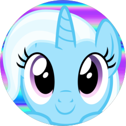 Size: 250x250 | Tagged: safe, artist:myequestria, trixie, pony, unicorn, g4, abstract background, female, mare, solo