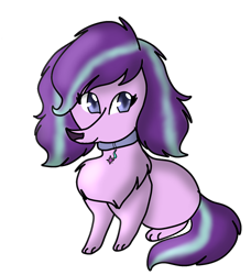 Size: 1254x1377 | Tagged: safe, artist:mar8le-s0da, starlight glimmer, dog, pony, unicorn, g4, collar, dogified, female, pawlight glimmer, simple background, solo, species swap, transparent background