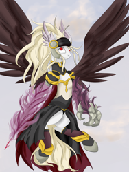 Size: 2304x3072 | Tagged: safe, artist:weird--fish, pony, armor, clothes, high res, ponified, ragnarok online, solo, valkyrie