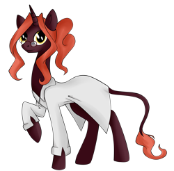 Size: 1741x1714 | Tagged: safe, artist:weird--fish, oc, oc only, oc:wormhole, pony, unicorn, clothes, female, glasses, lab coat, leonine tail, mare, raised hoof, robe, simple background, solo, standing, transparent background