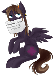 Size: 1252x1723 | Tagged: safe, artist:weird--fish, oc, oc only, oc:fractal, pegasus, pony, cyrillic, paper, pencil, pencil behind ear, russian, simple background, solo, text, translated in the description, transparent background