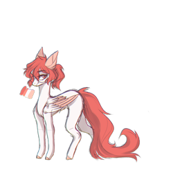 Size: 1600x1600 | Tagged: safe, artist:hyshyy, oc, oc only, pegasus, pony, female, mare, simple background, solo, transparent background