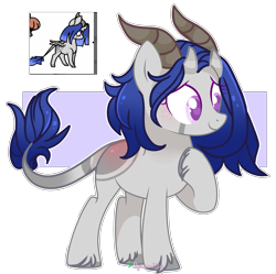 Size: 2857x2845 | Tagged: safe, artist:2pandita, oc, oc only, earth pony, pony, female, high res, horns, mare, simple background, solo, transparent background