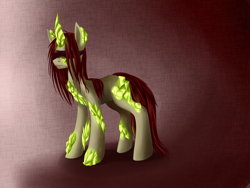 Size: 2560x1920 | Tagged: safe, artist:weird--fish, oc, oc only, pony, blindfold, ponified, solo