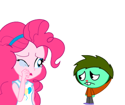 Size: 1080x904 | Tagged: safe, artist:arieldayan, pinkie pie, equestria girls, g4, crying, female, happy tree friends, simple background, transparent background