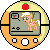 Size: 50x50 | Tagged: safe, artist:theironheart, apple bloom, applejack, earth pony, pony, g4, animated, base used, bouncing, crossover, female, gif, heart, mare, pictogram, pixel art, pokewalker, pokémon, simple background, solo, transparent background