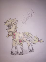 Size: 1080x1440 | Tagged: safe, artist:creature.exist, applejack, earth pony, pony, g4, female, fluffy, solo, traditional art