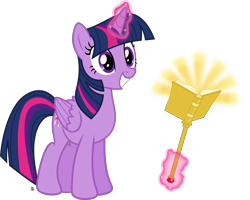 Size: 2788x2229 | Tagged: safe, artist:anime-equestria, twilight sparkle, alicorn, pony, g4, book, cane, cute, female, grin, happy, high res, levitation, light, magic, mare, open book, simple background, smiling, solo, telekinesis, that pony sure does love books, transparent background, twilight sparkle (alicorn), vector, wings