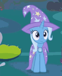 Size: 524x640 | Tagged: safe, screencap, trixie, pony, unicorn, g4, season 7, to change a changeling, animated, cropped, female, solo, wavy mouth