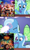 Size: 640x1080 | Tagged: safe, artist:mega-poneo, edit, edited screencap, screencap, trixie, pony, unicorn, all bottled up, g4, comic, female, magic, mare, meme, screencap comic, the book of life, transformation, trixie fixing meme