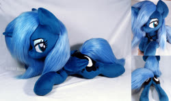 Size: 1280x751 | Tagged: safe, artist:doctorkoda, princess luna, pony, g4, butt, female, filly, irl, photo, plot, plushie, s1 luna, solo, woona, younger