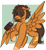 Size: 894x962 | Tagged: safe, artist:liefsong, oc, oc only, oc:souplish, pegasus, pony, commission, male, pepsi, simple background, soda, stallion, watermark