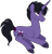 Size: 1024x1071 | Tagged: safe, artist:xyvernartworks, oc, oc only, oc:tyrian shade, pony, unicorn, magical, purple, simple background, solo, transparent background