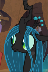 Size: 633x944 | Tagged: safe, screencap, queen chrysalis, changeling, changeling queen, g4, the summer sun setback, cropped, female, solo