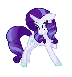 Size: 882x941 | Tagged: safe, artist:andromedasparkz, rarity, pony, unicorn, g4, female, g5 concept leak style, g5 concept leaks, hooves, mare, rarity (g5 concept leak), redesign, simple background, solo, transparent background