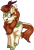 Size: 420x609 | Tagged: safe, artist:tater, autumn blaze, kirin, g4, female, simple background, solo, transparent background