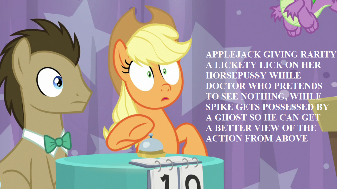 #2279863 - suggestive, edit, edited screencap, screencap, applejack ...