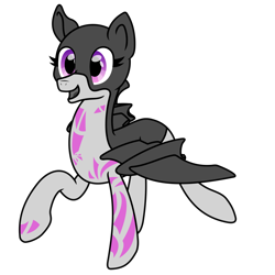 Size: 2048x2048 | Tagged: safe, artist:novafusion, derpibooru exclusive, oc, oc only, oc:artemis, original species, plane pony, pony, high res, plane, simple background, smiling, solo, space pony, tattoo, transparent background, vector