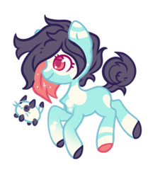 Size: 370x410 | Tagged: safe, artist:徐詩珮ef, oc, oc only, oc:nova, cat, earth pony, pony, cute, female, mare, markings, simple background, solo, transparent background