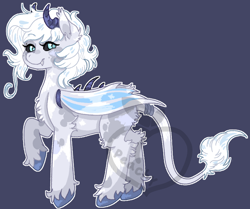 Size: 738x618 | Tagged: safe, artist:peachy-pea, oc, oc only, dracony, dragon, hybrid, pony, personal, solo