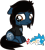 Size: 534x597 | Tagged: safe, artist:lightningbolt, derpibooru exclusive, earth pony, pony, g4, .svg available, bring me the horizon, clothes, colt, crying, cutiespark, ears back, foal, frown, hair over one eye, looking down, male, oliver sykes, plushie, ponified, sad, shirt, show accurate, simple background, sitting, solo, sonic the hedgehog, sonic the hedgehog (series), svg, t-shirt, transparent background, vector, younger