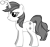 Size: 1278x1194 | Tagged: artist needed, safe, oc, oc only, oc:apathia, pony, unicorn, /r/mylittlepony, base used, cutie mark, female, grey hair, mare, ponified, reddit, reference, simple background, solo, standing, transparent background, vector