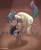 Size: 2500x3067 | Tagged: safe, artist:triplesevens, quick trim, rumble, earth pony, pegasus, pony, g4, arena, belt, clothes, colt, fight, foal, gi, high res, kick, kicking, male, martial arts, pants, raised leg, robe, shrunken pupils, spotlight, stallion