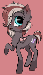 Size: 1721x2966 | Tagged: safe, artist:luxsimx, oc, oc only, oc:efflorescence, bat pony, pony, bat pony oc, female, filly, small wings, solo, wings