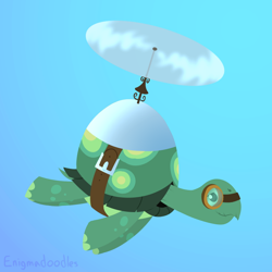 Size: 800x800 | Tagged: safe, artist:enigmadoodles, tank, tortoise, g4, male, solo