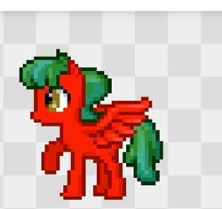 Size: 505x477 | Tagged: safe, oc, oc only, pegasus, pony, pixel art, solo, transparency