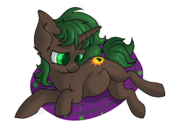 Size: 4548x3226 | Tagged: safe, artist:dumbwoofer, oc, oc only, oc:pine shine, pony, unicorn, mom, pregnant, simple background, solo, transparent background