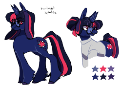 Size: 939x677 | Tagged: safe, artist:p23chy, twilight sparkle, pony, unicorn, g4, clothes, female, g5 concept leak style, g5 concept leaks, hooves, mare, redesign, simple background, solo, sweater, transparent background, twilight sparkle (g5 concept leak), unicorn twilight