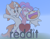Size: 1280x1004 | Tagged: safe, artist:hell00001, pinkie pie, oc, oc:karma, pony, unicorn, g4, arms in the air, bipedal, cutie mark, female, happy, heart, mare, minecraft, minecraft pixel art, pixel art, ponified, reddit, snoo, upvote, vector