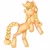 Size: 768x768 | Tagged: safe, artist:ll-riikiie-faoieia-kaoaiitaedo-uee, applejack, earth pony, pony, g4, applejack (g5 concept leak), braid, braided tail, female, g5 concept leak style, g5 concept leaks, hooves, mare, pigtails, rearing, simple background, solo, white background