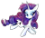 Size: 2384x2000 | Tagged: safe, artist:kaikururu, rarity, pony, unicorn, g4, blushing, cute, female, high res, mare, missing cutie mark, prone, raribetes, simple background, solo, transparent background