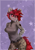 Size: 1394x2000 | Tagged: safe, alternate version, artist:sugarstar, oc, oc only, earth pony, anthro, rcf community, anthro oc, blushing, clothes, commission, female, looking away, mare, military uniform, simple background, smiling, solo