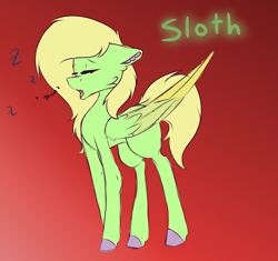 Size: 2439x2295 | Tagged: safe, artist:chazmazda, oc, oc only, pony, commission, commissions open, digital art, high res, lanky, long legs, skinny, solo, tall, thin, yawn
