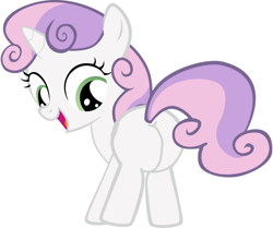 Size: 500x417 | Tagged: safe, artist:coltfan97, edit, sweetie belle, g4, 1000 hours in ms paint, butt, plot, sweetie butt