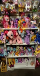 Size: 1028x1920 | Tagged: safe, fluttershy, pinkie pie, princess luna, rainbow dash, twilight sparkle, earth pony, pegasus, pony, unicorn, g4, cute, dashabetes, diapinkes, irl, photo, plushie, toy, twiabetes