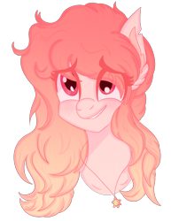 Size: 2320x3000 | Tagged: safe, artist:llonewanderer, oc, oc only, oc:amber, pony, bust, female, high res, mare, portrait, simple background, solo, transparent background
