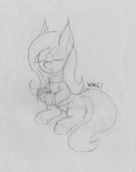 Size: 2219x2800 | Tagged: safe, artist:wapamario63, fluttershy, pegasus, pony, g4, chocolate, clothes, comfy, female, food, high res, hot chocolate, leg warmers, mare, monochrome, mug, sitting, solo, sweater, traditional art