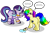 Size: 1280x873 | Tagged: safe, artist:rainbowtashie, oc, oc:rainbow tashie, oc:voodoo charms, earth pony, pony, unicorn, zebra, butt, butt expansion, commissioner:bigonionbean, cutie mark, fusion, fusion:starlight glimmer, fusion:zecora, growth, jewelry, meme, nintendo 64, plot, potion, simple background, spill, transparent background, writer:bigonionbean