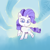 Size: 1000x1000 | Tagged: safe, rarity, pony, unicorn, g4, cutie mark, female, mare, simple background, smiling, solo, unshorn fetlocks