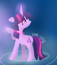Size: 619x708 | Tagged: safe, artist:memengla, artist:star studded, twilight sparkle, pony, unicorn, g4, female, solo, unicorn twilight