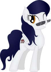 Size: 2069x2899 | Tagged: safe, artist:soulakai41, oc, oc only, oc:serendipity, pegasus, pony, female, glasses, grin, high res, looking at you, mare, one eye closed, pegasus oc, simple background, smiling, solo, sunglasses, transparent background, wink, winking at you