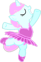 Size: 413x619 | Tagged: safe, artist:angrymetal, artist:bigdream64, oc, oc only, oc:ballet star, pony, unicorn, 1000 hours in ms paint, ballerina, ballet dancing, ballet slippers, base used, clothes, dancing, eyes closed, raised hoof, simple background, smiling, solo, standing on one leg, transparent background, tutu, tutu cute