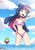 Size: 2894x4093 | Tagged: safe, artist:ryured, spike, twilight sparkle, human, g4, adorasexy, armpits, belly button, bikini, blue hair, book, breasts, cleavage, clothes, cloud, cute, cutie mark, cutie mark on clothes, day, female, green hair, humanized, light skin, long hair, looking forward, male, multicolored hair, open mouth, outdoors, patreon, patreon logo, pink hair, purple hair, purple underwear, remake, sexy, ship:twispike, shipping, short hair, shorts, sky, smiling, straight, swimsuit, twiabetes, water