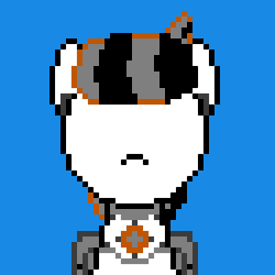 Size: 300x300 | Tagged: safe, artist:nukepony360, oc, oc only, oc:7b, android, pony, robot, robot pony, animated, bust, male, pixel art, simple background, solo